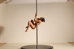 Poledance reference poses of Fannie